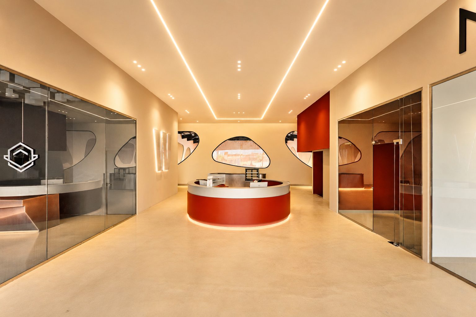 The Revive Club reception and entrance